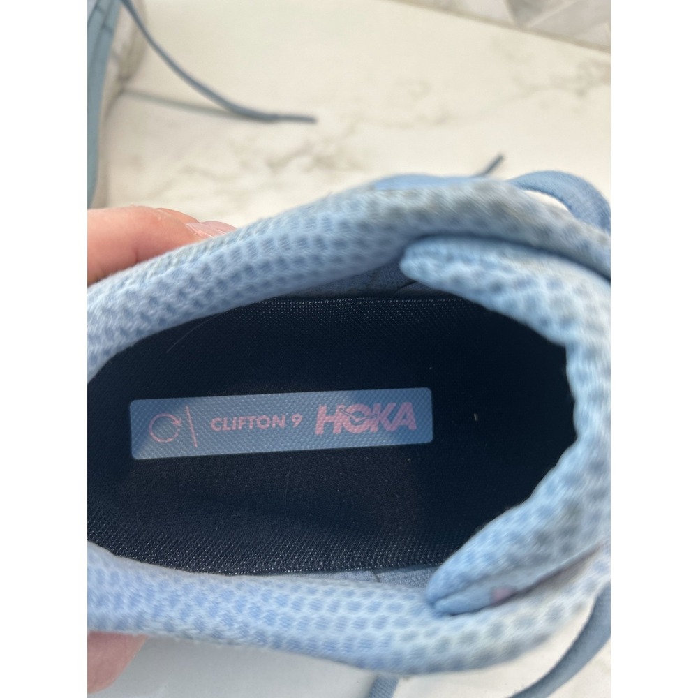 Hoka One One Clifton 9 Road Running Shoes Womens 9B 9 B‎ Mesh Athletic Sneakers - Picture 9 of 9